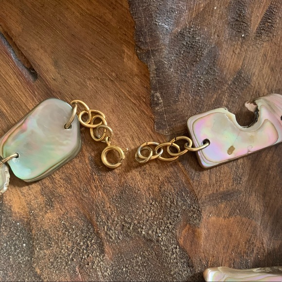 Gorgeous OOAK Abalone Shell Artesian jewelry Necklace Beach Vacation - Picture 10 of 13